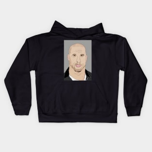 Vin Diesel in MsDos Paint Kids Hoodie